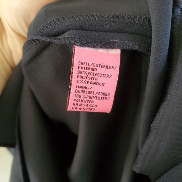 Betsey Johnson Mermaid Trumpet Dress Womens 8 Navy Blue Ruffle Hem V-Neck Sleeve - Picture 5 of 7